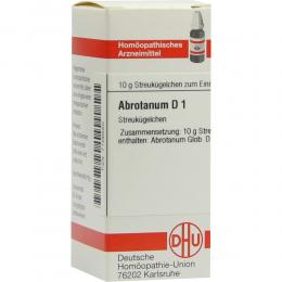 Ein aktuelles Angebot für ABROTANUM D 1 Globuli 10 g Globuli Homöopathische Einzelmittel - jetzt kaufen, Marke DHU-Arzneimittel GmbH & Co. KG.