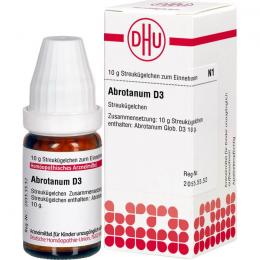 ABROTANUM D 3 Globuli 10 g