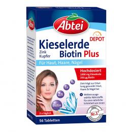 Ein aktuelles Angebot für ABTEI Kieselerde Biotin Plus Tabl.Titandioxidfrei 56 St Tabletten Multivitamine & Mineralstoffe - jetzt kaufen, Marke Omega Pharma Deutschland GmbH.