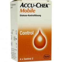 ACCU CHEK Mobile Kontroll Lösung 4 Einmalapplikation 1 X 4 St Lösung