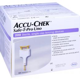 ACCU CHEK Safe T Pro Uno II Lanzetten 200 St Lanzetten