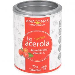 ACEROLA 100% Bio natürliches Vit.C Lutschtabletten 70 g