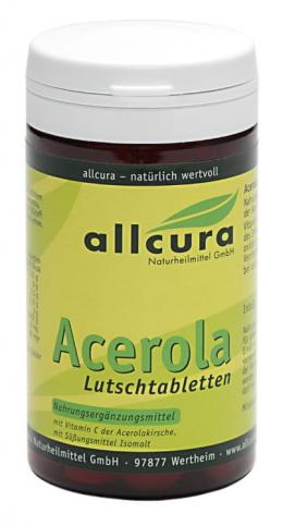 Ein aktuelles Angebot für ACEROLA LUTSCHTABLETTEN 70 g Tabletten Nahrungsergänzungsmittel - jetzt kaufen, Marke Allcura Naturheilmittel GmbH.