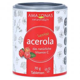 Ein aktuelles Angebot für ACEROLA VITAMIN C ohne Zuckerzusatz Lutschtabl. 70 g Lutschtabletten Nahrungsergänzungsmittel - jetzt kaufen, Marke AMAZONAS Naturprodukte Handels GmbH.
