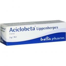 Ein aktuelles Angebot für Aciclobeta Lippenherpes Creme 2 g Creme Lippenherpes - jetzt kaufen, Marke betapharm Arzneimittel GmbH.