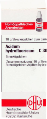 ACIDUM HYDROFLUORICUM C 30 Globuli 10 g