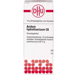 ACIDUM HYDROFLUORICUM C 6 Globuli 10 g