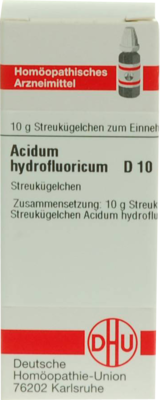 ACIDUM HYDROFLUORICUM D 10 Globuli 10 g