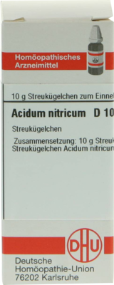 ACIDUM NITRICUM D 10 Globuli 10 g