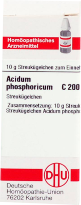 ACIDUM PHOSPHORICUM C 200 Globuli 10 g