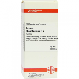 ACIDUM PHOSPHORICUM D 6 Tabletten 200 St