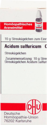 ACIDUM SULFURICUM C 30 Globuli 10 g
