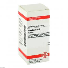 Ein aktuelles Angebot für ACONITUM D 12 Tabletten 80 St Tabletten Homöopathische Einzelmittel - jetzt kaufen, Marke DHU-Arzneimittel GmbH & Co. KG.
