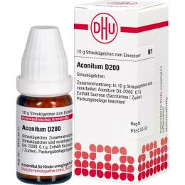 ACONITUM D 200 Globuli 10 g