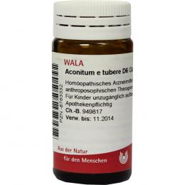 Ein aktuelles Angebot für ACONITUM E tubere D 6 Globuli 20 g Globuli Homöopathische Einzelmittel - jetzt kaufen, Marke WALA Heilmittel GmbH.