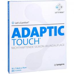 ADAPTIC Touch 7,6x11 cm nichthaft.Sil.Wundauflage 10 St.
