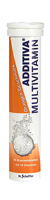ADDITIVA Multivit.Orange R Brausetabletten 20 St