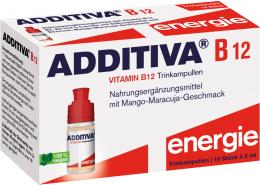 Ein aktuelles Angebot für ADDITIVA Vitamin B12 Energie Trinkampullen 10 X 8 ml Trinkampullen Multivitamine & Mineralstoffe - jetzt kaufen, Marke Dr. B. Scheffler Nachf. GmbH & Co. KG.