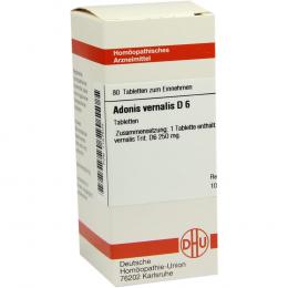 Adonis Vernalis D 6 Tabletten 80 St Tabletten