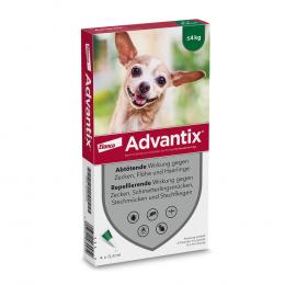 ADVANTIX Spot-on Lsg.z.Auftr.a.d.H.f.Hund bis 4 kg 4 St Lösung