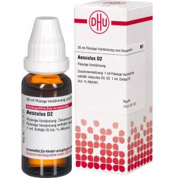 AESCULUS D 2 Dilution 20 ml