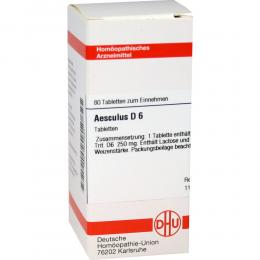 Ein aktuelles Angebot für AESCULUS D 6 Tabletten 80 St Tabletten Homöopathische Einzelmittel - jetzt kaufen, Marke DHU-Arzneimittel GmbH & Co. KG.