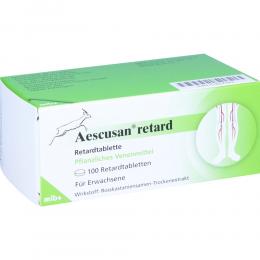 Ein aktuelles Angebot für Aescusan retard  100 St Retard-Tabletten Venenleiden - jetzt kaufen, Marke MIBE GmbH Arzneimittel.