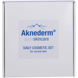 AKNEDERM Daily Cosmetic Set normal skin 1 P