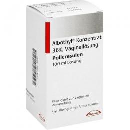 ALBOTHYL Konzentrat 36% Vaginallösung 100 ml