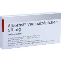 ALBOTHYL Vaginalzäpfchen 6 St Vaginalsuppositorien