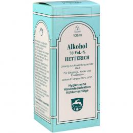 Ein aktuelles Angebot für ALKOHOL 70% V/V Hetterich 100 ml Lösung Wunddesinfektion - jetzt kaufen, Marke Teofarma s.r.l..