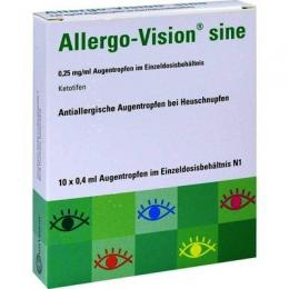ALLERGO-VISION sine 0,25 mg/ml AT im Einzeldo.beh. 10X0.4 ml