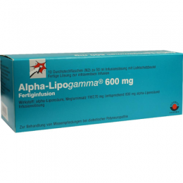 ALPHA-LIPOGAMMA 600 mg Fertiginfusion Dsfl. 10X50 ml