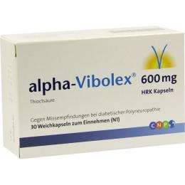 ALPHA VIBOLEX 600 mg HRK Weichkapseln 30 St Weichkapseln