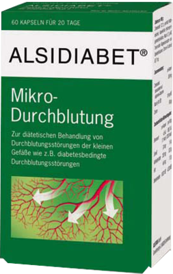 ALSIDIABET Diabetiker Mikro Durchblutung Kapseln 56,7 g