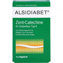 ALSIDIABET Zimt-Catechine f.Diab.Typ II 1xtägl.Kps 30 St.