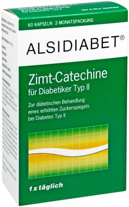 ALSIDIABET Zimt Catechine für Diabetiker Typ II Kapseln 60 St Kapseln