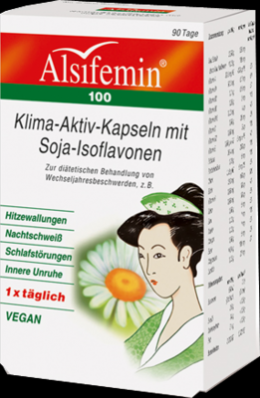 ALSIFEMIN 100 Klima-Aktiv m.Soja 1x1 Kapseln 68,2 g