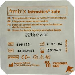 Ein aktuelles Angebot für AMBIX Intrastick Safe 22 Gx27 mm 1 St ohne  - jetzt kaufen, Marke Fresenius Kabi Deutschland GmbH.