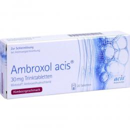 AMBROXOL acis 30 mg Trinktabletten 20 St Tablette zur Herstellung einer Lösung zum Einnehmen