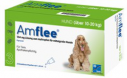 AMFLEE 134 mg Spot-on Lsg.f.mittelgr.Hunde 10-20kg 6 St