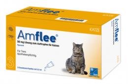 AMFLEE 50 mg Spot-on Lsung z.Auftropfen f.Katzen 3 St