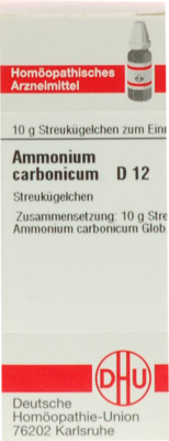 AMMONIUM CARBONICUM D 12 Globuli 10 g