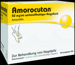 AMOROCUTAN 50 mg/ml wirkstoffhaltiger Nagellack 6 ml