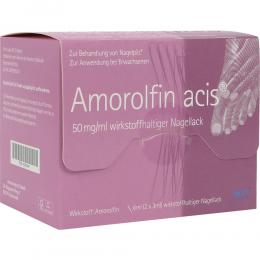 AMOROLFIN acis 50 mg/ml wirkstoffhalt.Nagellack 6 ml Wirkstoffhaltiger Nagellack
