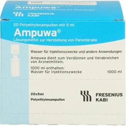 AMPUWA Plastikampullen Injektions-/Infusionslsg. 100 ml