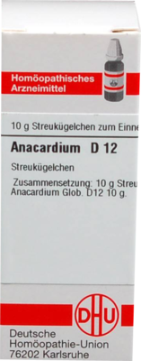 ANACARDIUM D 12 Globuli 10 g