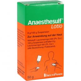 Ein aktuelles Angebot für ANAESTHESULF Lotio 50 g Lotion Hautekzeme - jetzt kaufen, Marke Infectopharm Arzneimittel und Consilium GmbH.