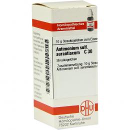 Ein aktuelles Angebot für ANTIMONIUM SULFURATUM aurantiacum C 30 Globuli 10 g Globuli Homöopathische Einzelmittel - jetzt kaufen, Marke DHU-Arzneimittel GmbH & Co. KG.