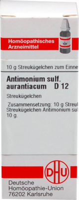 ANTIMONIUM SULFURATUM aurantiacum D 12 Globuli 10 g